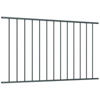 Hekpaneel 1,7x1 m gepoedercoat staal antraciet 2