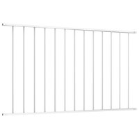 Hekpaneel 1,7x0,75 m gepoedercoat staal wit 2