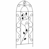 Plantenklimrekken 3 st 40x100 cm ijzer zwart   2