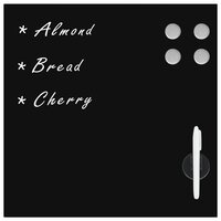 Magneetbord wandmontage 50x50 cm glas 2