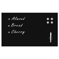 Schoolbord voor aan de wand magnetisch 100x60 cm glas  2