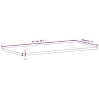 Bureaublad 115x55x2,5 cm massief beukenhout 8