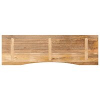 Bureaublad met ronding 160x50x2,5 cm massief ruw mangohout 5