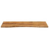 Bureaublad met ronding 110x50x2,5 cm massief ruw mangohout 3