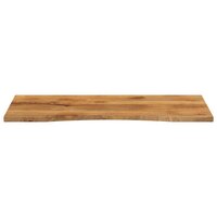 Bureaublad met ronding 140x50x2,5 cm massief ruw mangohout 3