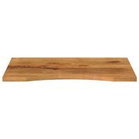 Bureaublad met ronding 100x60x2,5 cm massief ruw mangohout 3