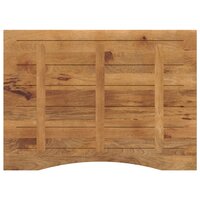 Bureaublad met ronding 110x80x2,5 cm massief ruw mangohout 5