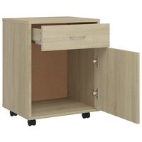Rolkast 45x38x54 cm bewerkt hout sonoma eikenkleurig 6