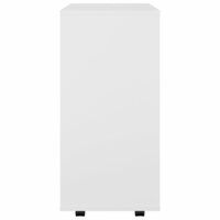 Rolkast 60x35x75 cm bewerkt hout wit 6