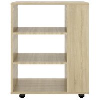 Rolkast 60x35x75 cm bewerkt hout sonoma eikenkleurig 4