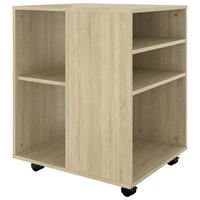 Rolkast 60x53x72 cm bewerkt hout sonoma eikenkleurig 5