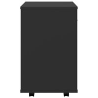 Rolkast 46x36x59 cm bewerkt hout zwart 5