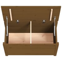 Opbergbox honingbruin 80x40x45,5 cm massief grenenhout 8
