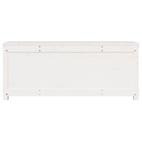 Opbergbox wit 110x50x45,5 cm massief grenenhout 5