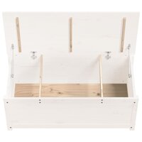 Opbergbox wit 110x50x45,5 cm massief grenenhout 8