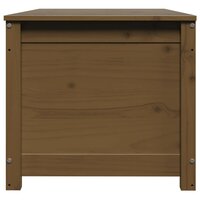 Opbergbox honingbruin 110x50x45,5 cm massief grenenhout 6