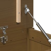 Opbergbox honingbruin 110x50x45,5 cm massief grenenhout 10