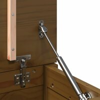 Opbergbox honingbruin 60x32x45,5 cm massief grenenhout 10