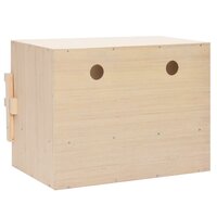 Kippenlegkast 2 compartimenten 63x40x45 cm massief grenenhout 7