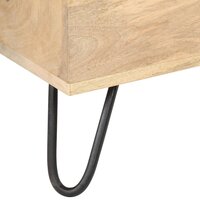 Opbergkist 90x40x45 cm massief mangohout 7