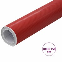 Autofolie 4D 100x150 cm rood 6
