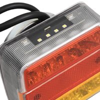 Aanhangerlampen 2 st LED-lamp 12 V 10,5x7,5x10 cm rood 5