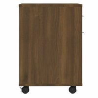 Rolkast 45x38x54 cm bewerkt hout bruin eikenkleur 7
