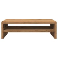 Monitorstandaard 42x24x13 cm bewerkt hout artisanaal eikenkleur 5