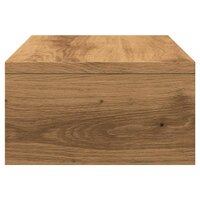 Monitorstandaard 42x24x13 cm bewerkt hout artisanaal eikenkleur 6