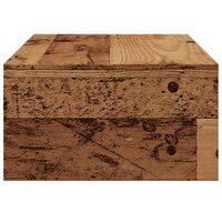 Monitorstandaard 42x24x13 cm bewerkt hout oud houtkleurig 6