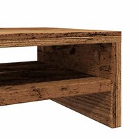 Monitorstandaard 42x24x13 cm bewerkt hout oud houtkleurig 8