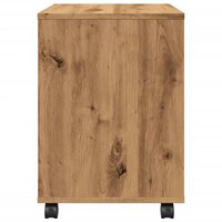 Rolkast 45x38x54 cm bewerkt hout artisanaal eikenkleur 6