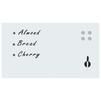 Magneetbord wandmontage 120x60 cm glas 2