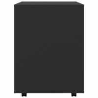 Rolkast 60x53x72 cm bewerkt hout zwart 6