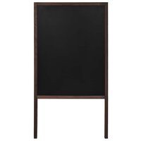 Krijtbord dubbelzijdig vrijstaand 60x80 cm cederhout 3