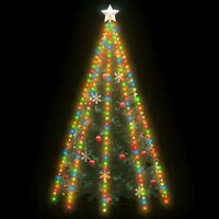 Kerstboomverlichting met 400 LED&amp;apos;s meerkleurig net 400 cm 3
