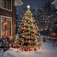 Kerstboomverlichting met 210 LED&amp;apos;s net 210 cm 3