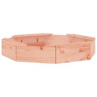 Zandbak met bankjes achthoekig massief douglashout 2