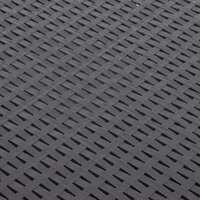 Bijzettafel 54x54x36,5 cm kunststof mokka 5