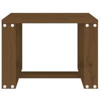 Tuinbijzettafel 40x38x28,5 cm massief grenenhout honingbruin 3