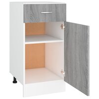 Onderkast met lade 40x46x81,5 cm bewerkt hout grijs sonoma 8