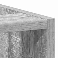 Onderkast 30x44,5x81,5cm bewerkt hout grijs sonoma eikenkleurig 7