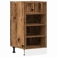 Onderkast 40x44,5x81,5 cm bewerkt hout oud houtkleurig 2