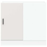 Spoelbakonderkast bewerkt hout wit 5