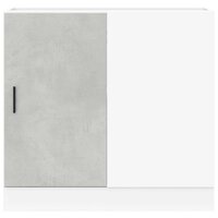 Spoelbakonderkast bewerkt hout betongrijs 5