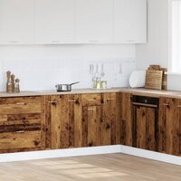 Onderkast met lade 30x46x81,5 cm bewerkt hout oud houtkleurig 3