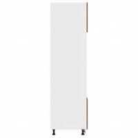 Magnetronkast 60x57x207 cm bewerkt hout oud houtkleurig 7