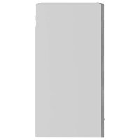 Hangkast 40x31x60 cm bewerkt hout betongrijs 8