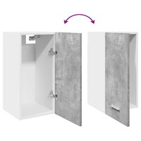 Hangkast 30x31x60 cm bewerkt hout betongrijs 8