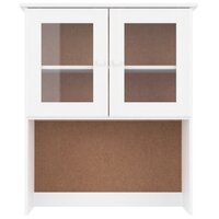 Opzetkast ALTA 77x30x92 cm massief grenenhout wit 4